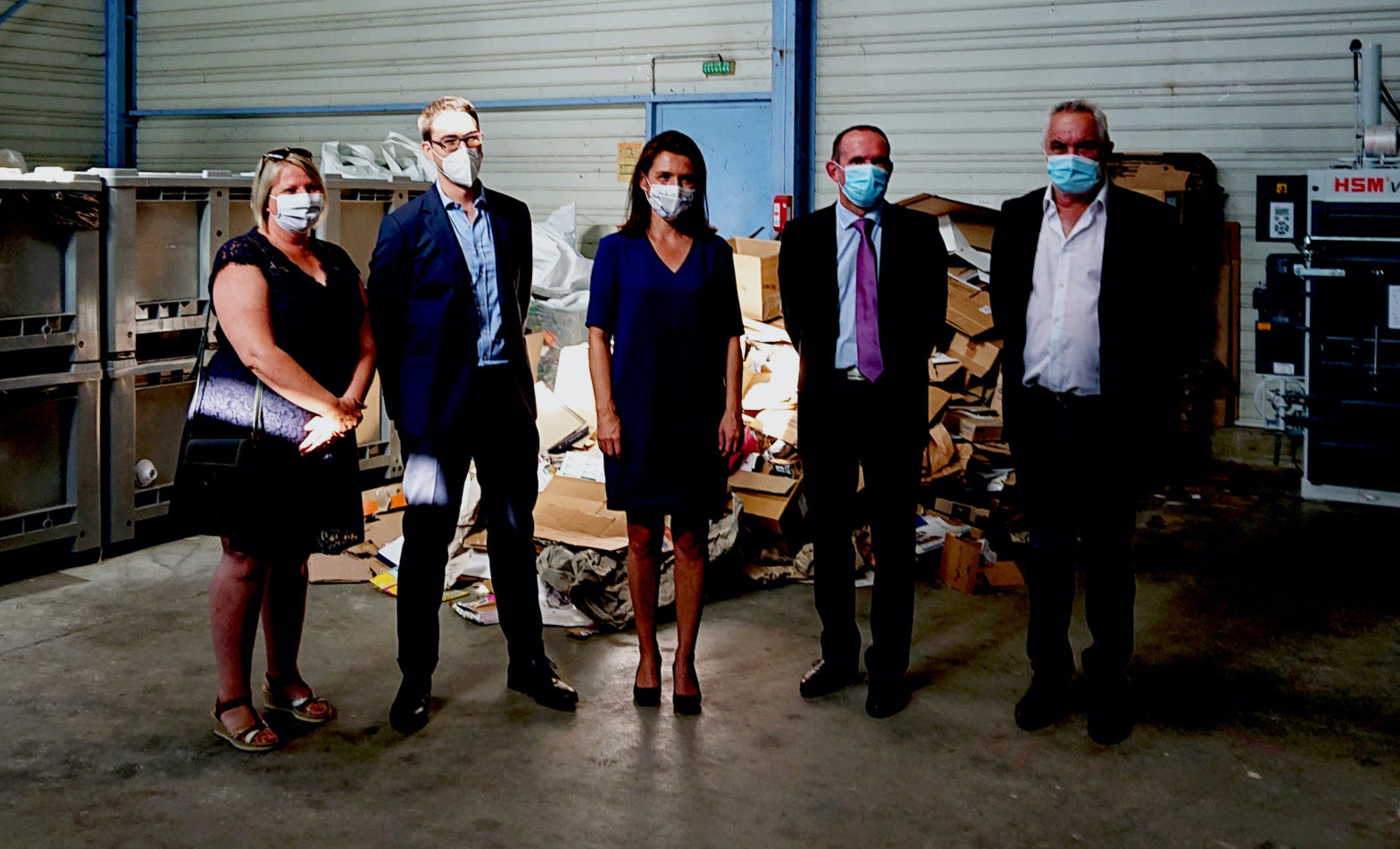 Christelle Morançais en visite dans les locaux de MDDB
